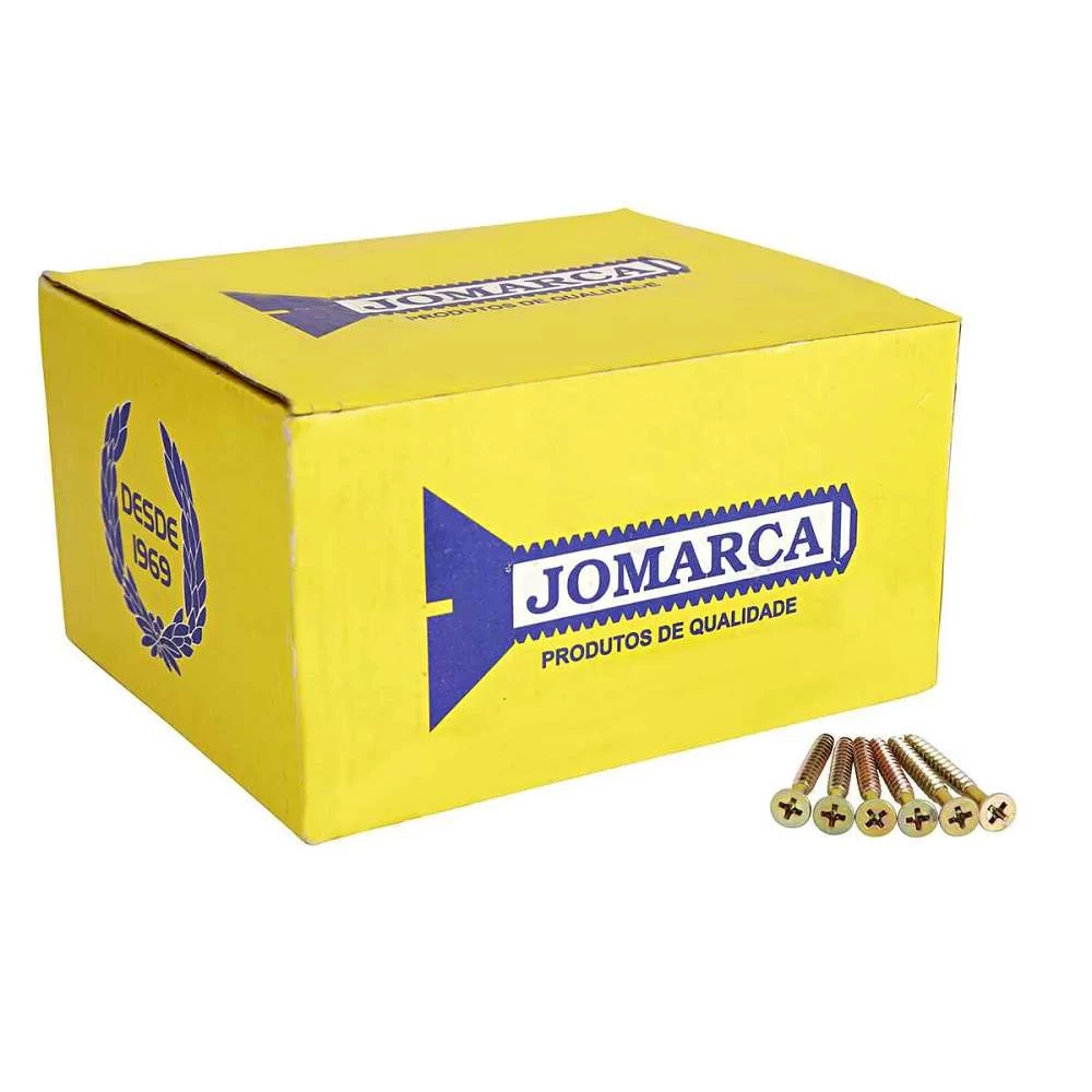 CAIXA CHIPBOARD PHILLIPS 3,0 X 10MM 1000 PÇS JOMARCA