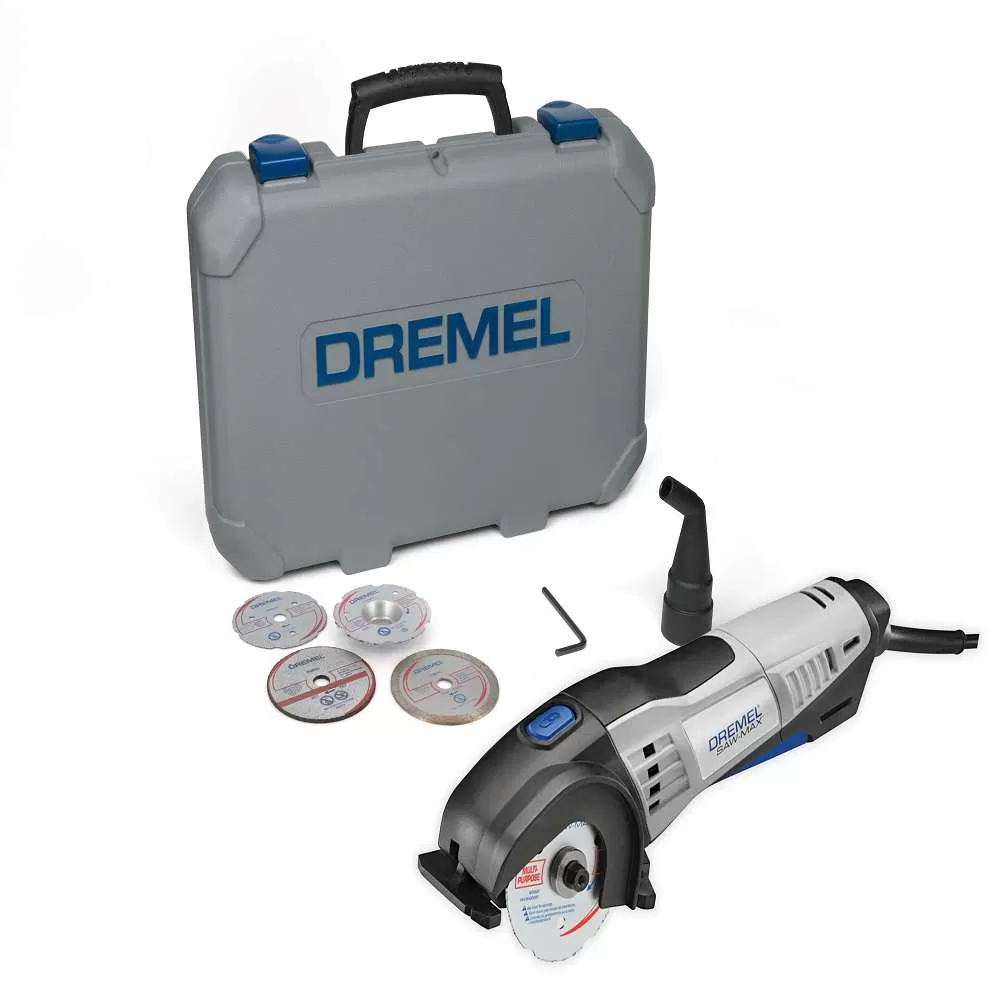 Dremel Saw-Max Mini-Serra Multiuso Compacta com 1 Acoplamento, 4 Discos e Maleta 220V