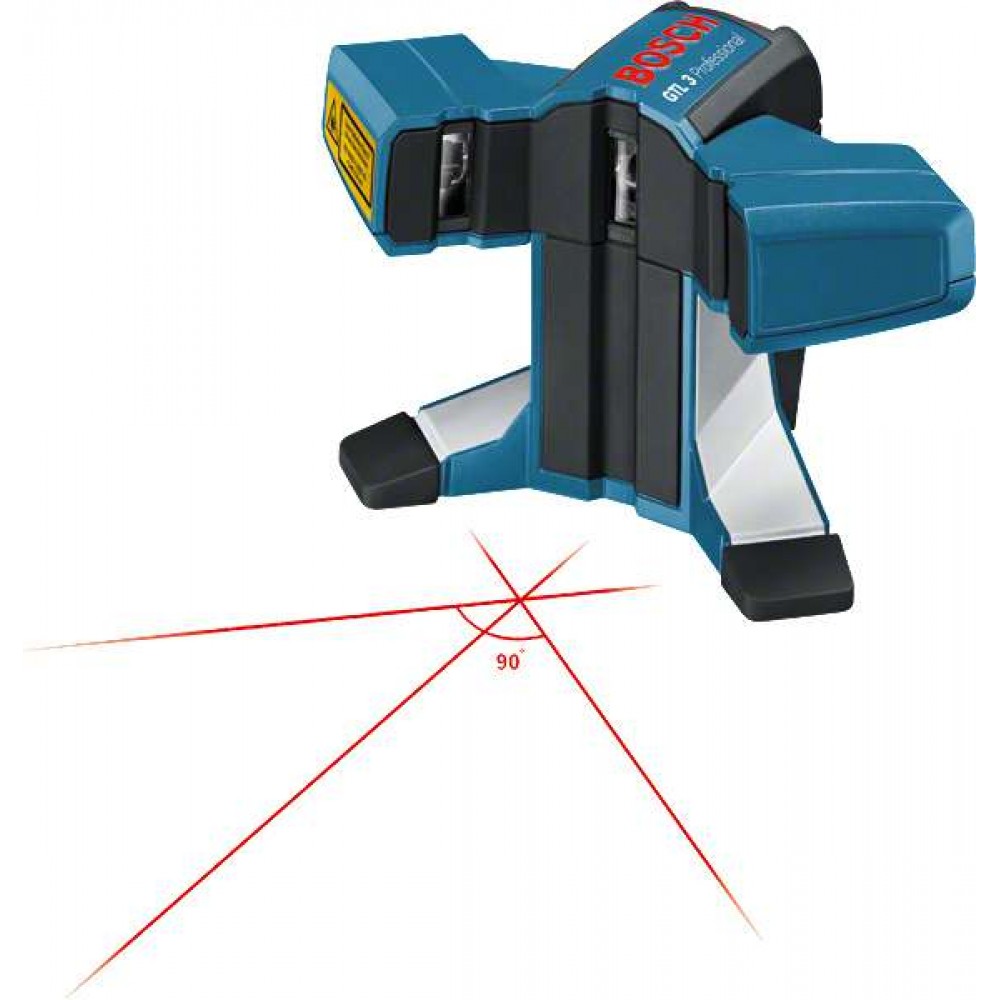 Nível a Laser de 3 linhas para pisos e azulejos Bosch GTL 3
