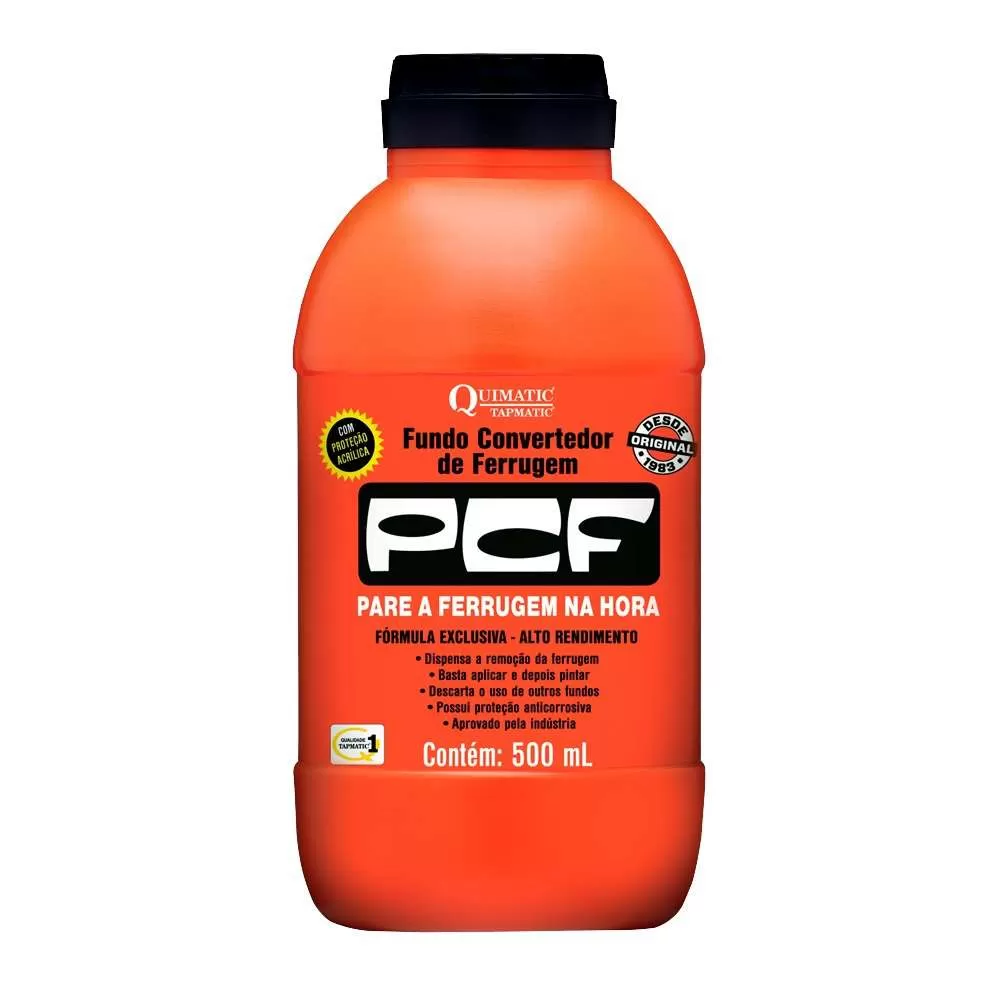 PCF Fundo Convertedor de Ferrugem 500 mL Quimatic Tapmatic