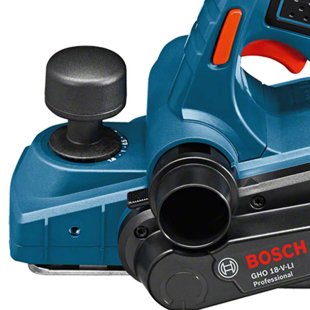 Plaina Bosch a Bateria GHO 18V-LI, 18V, sem Bateria e sem Carregador em Maleta