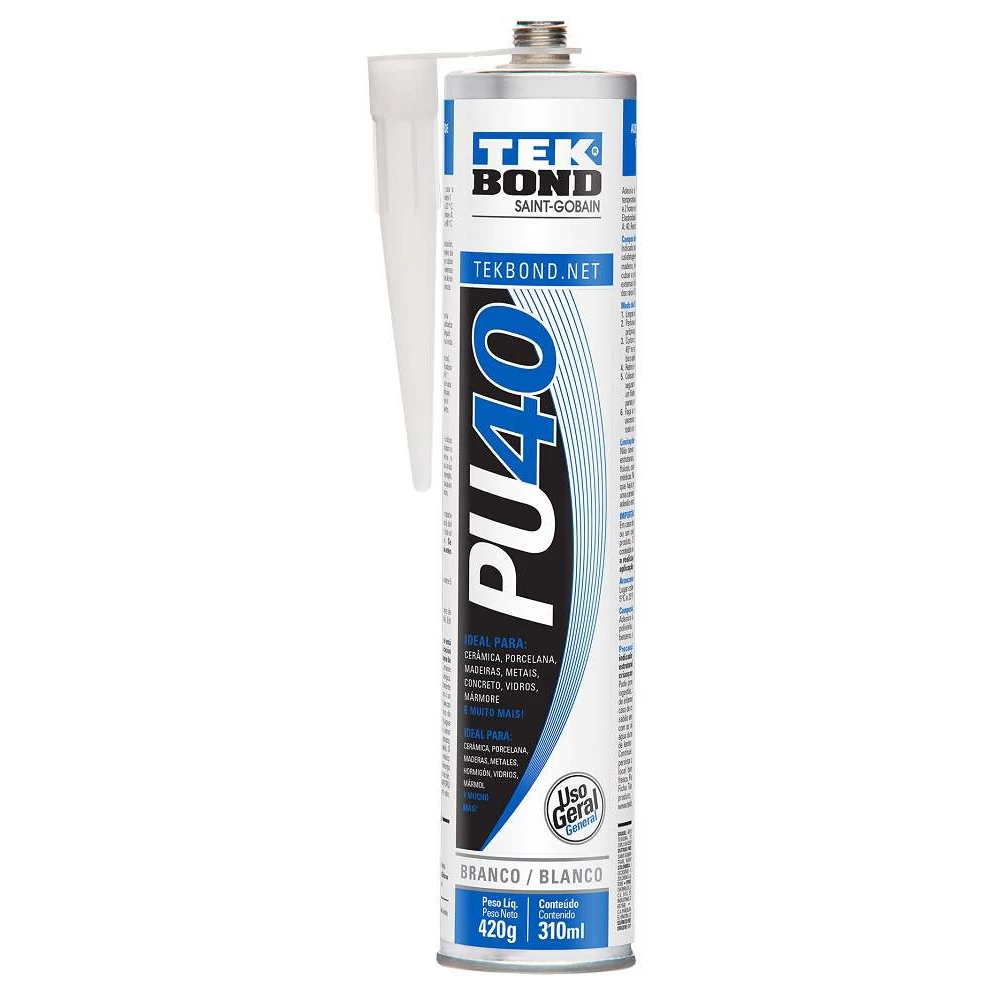 SELANTE PU 40 BRANCO 310ML TEK BOND