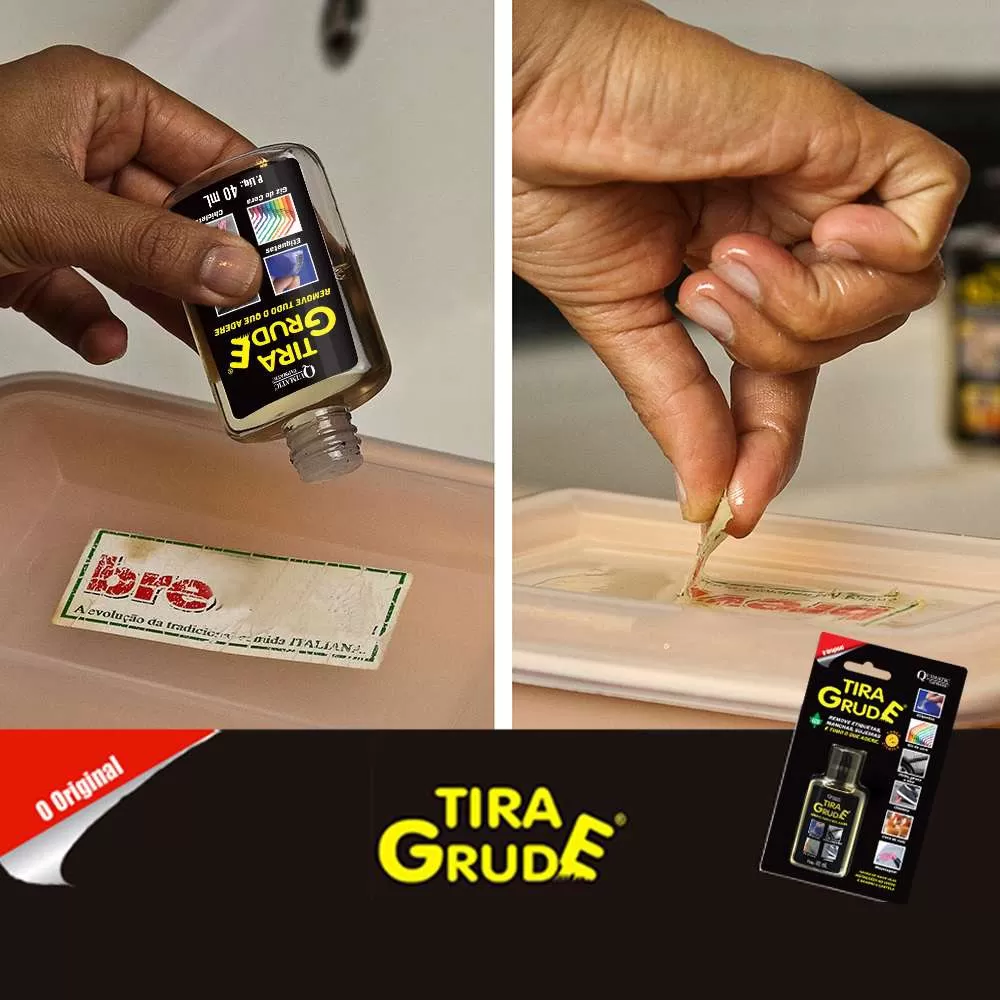 Tira Grude Removedor de Etiquetas e Pegajosidades 240 mL Quimatic Tapmatic